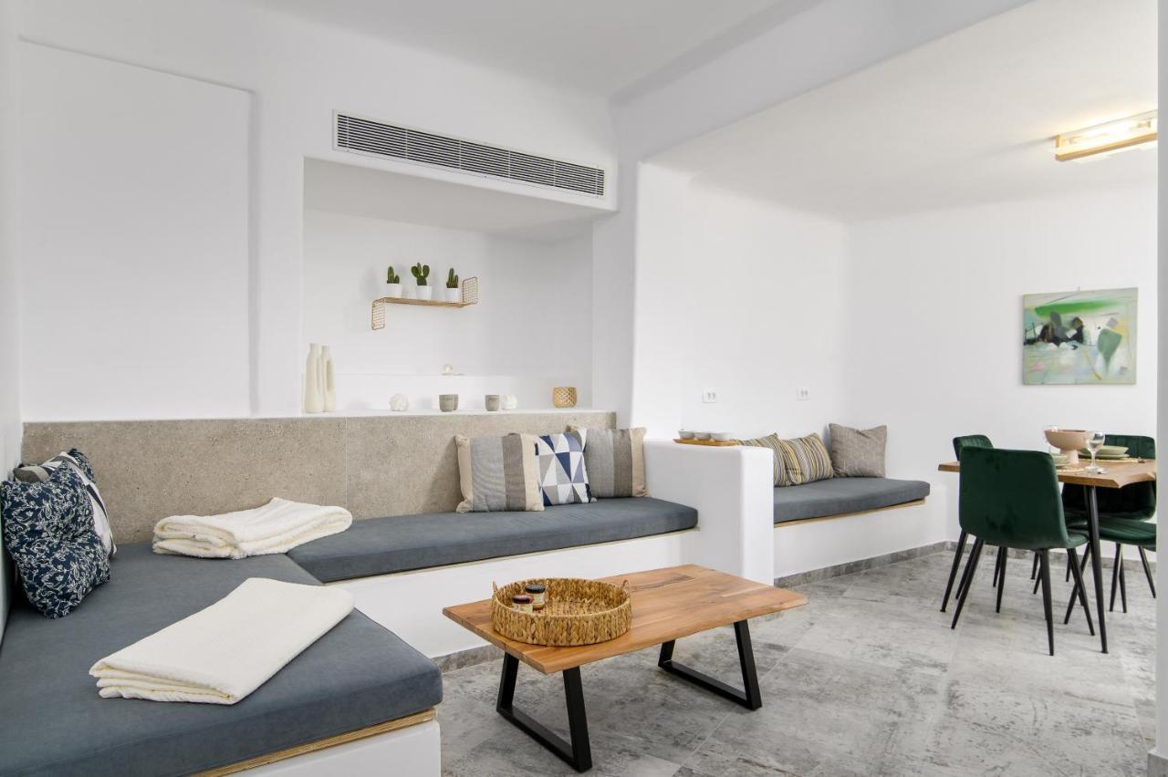 Geminos Complex Villas Kamari  Bagian luar foto