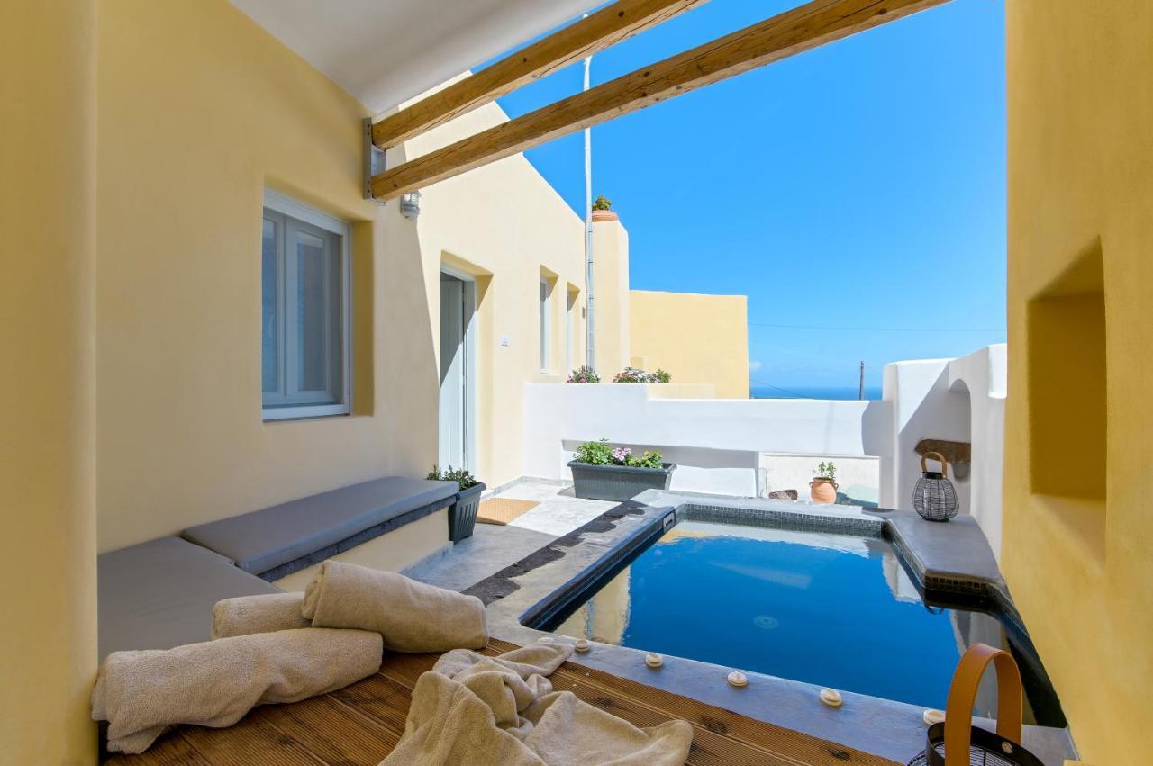 Geminos Complex Villas Kamari  Bagian luar foto