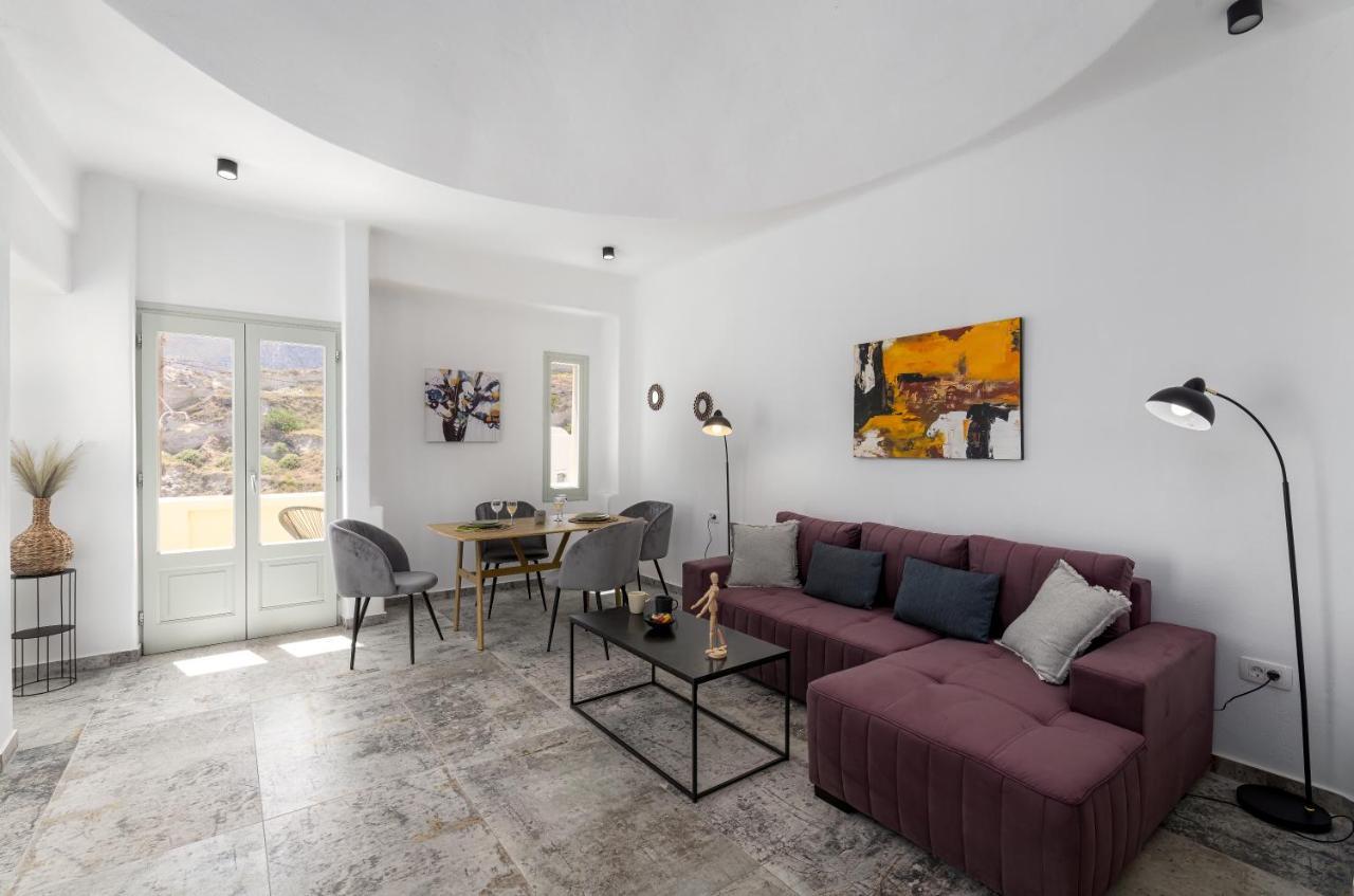 Geminos Complex Villas Kamari  Bagian luar foto