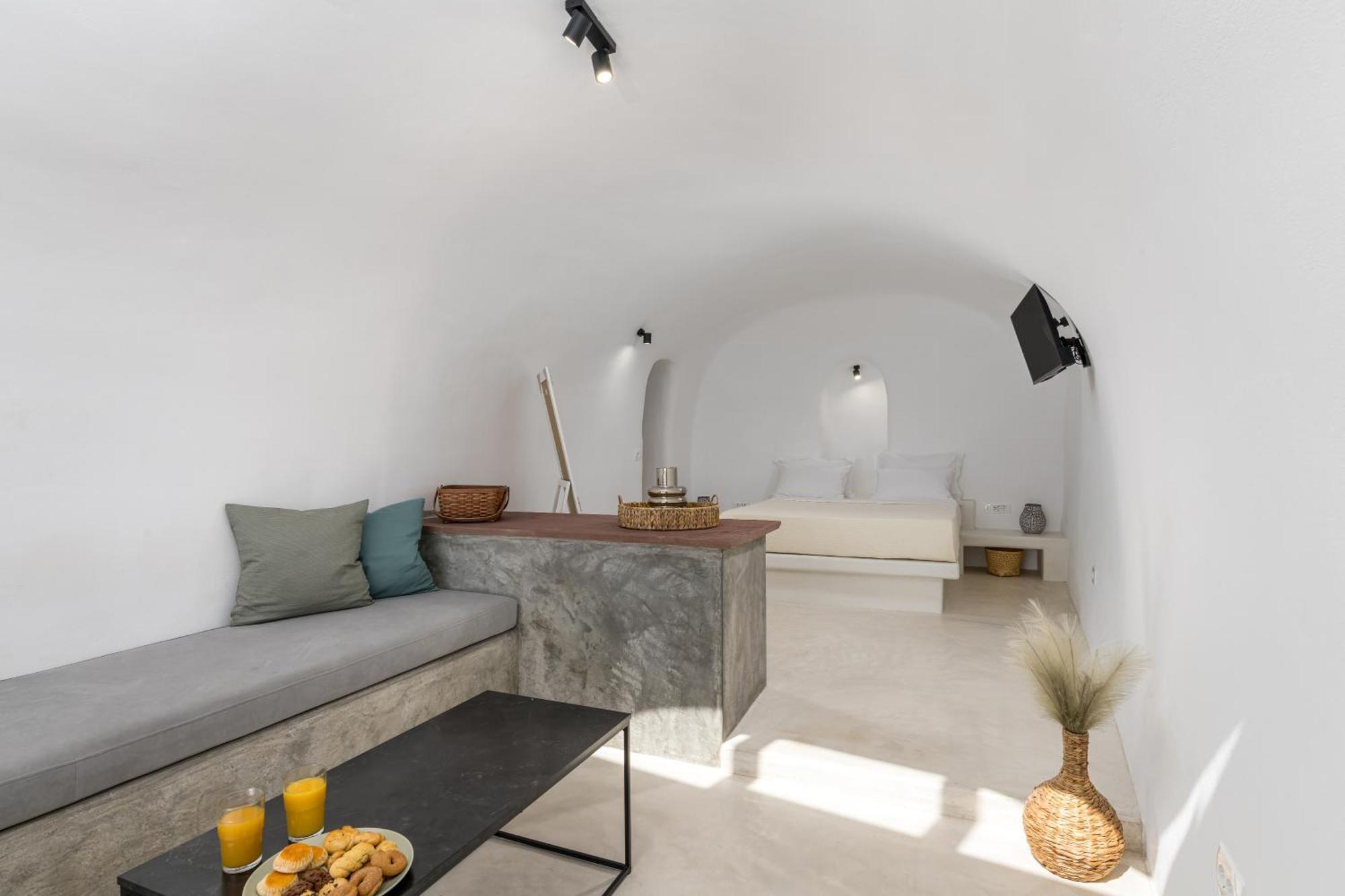 Geminos Complex Villas Kamari  Bagian luar foto
